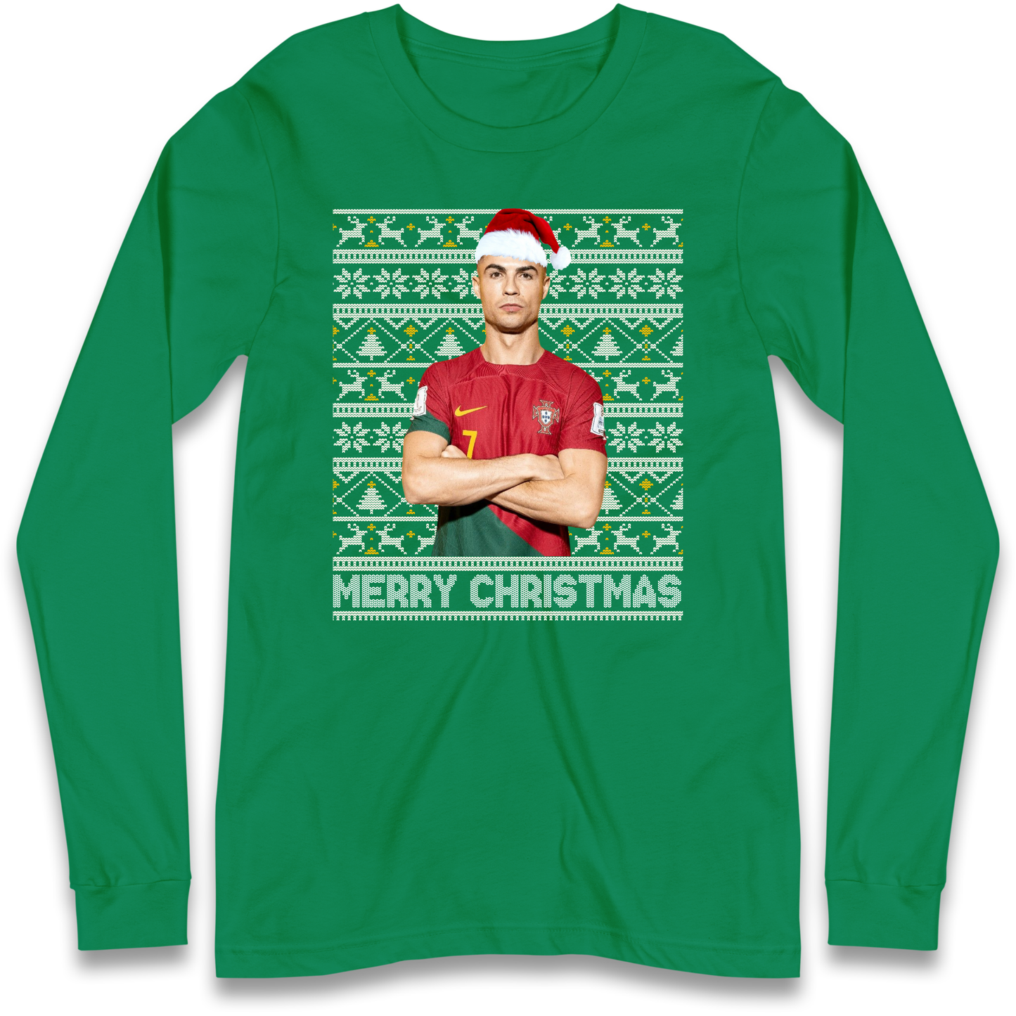 Merry Christmas Ronaldo Longsleeve T Shirt