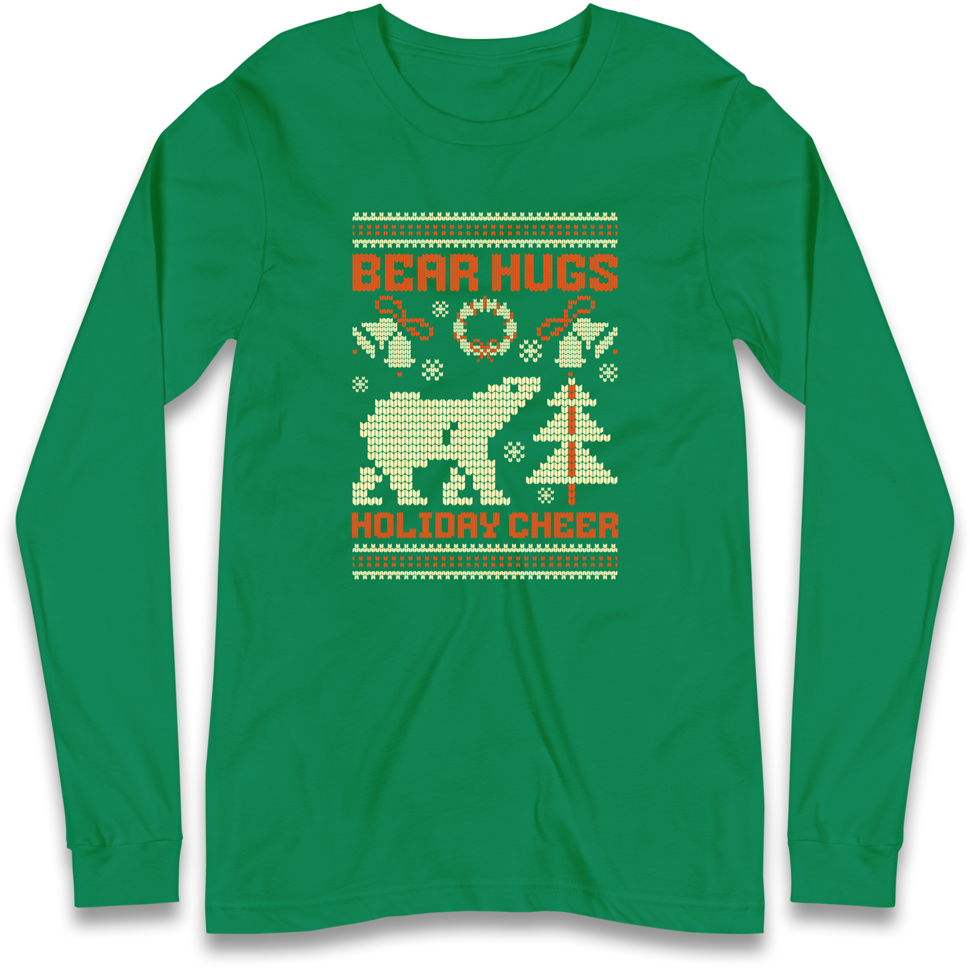 Bear Hugs Holiday Cheer Longsleeve T Shirt