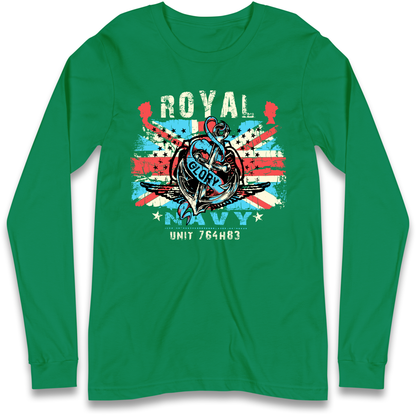 Royal Navy Glory Unit 764H83 Longsleeve T Shirt