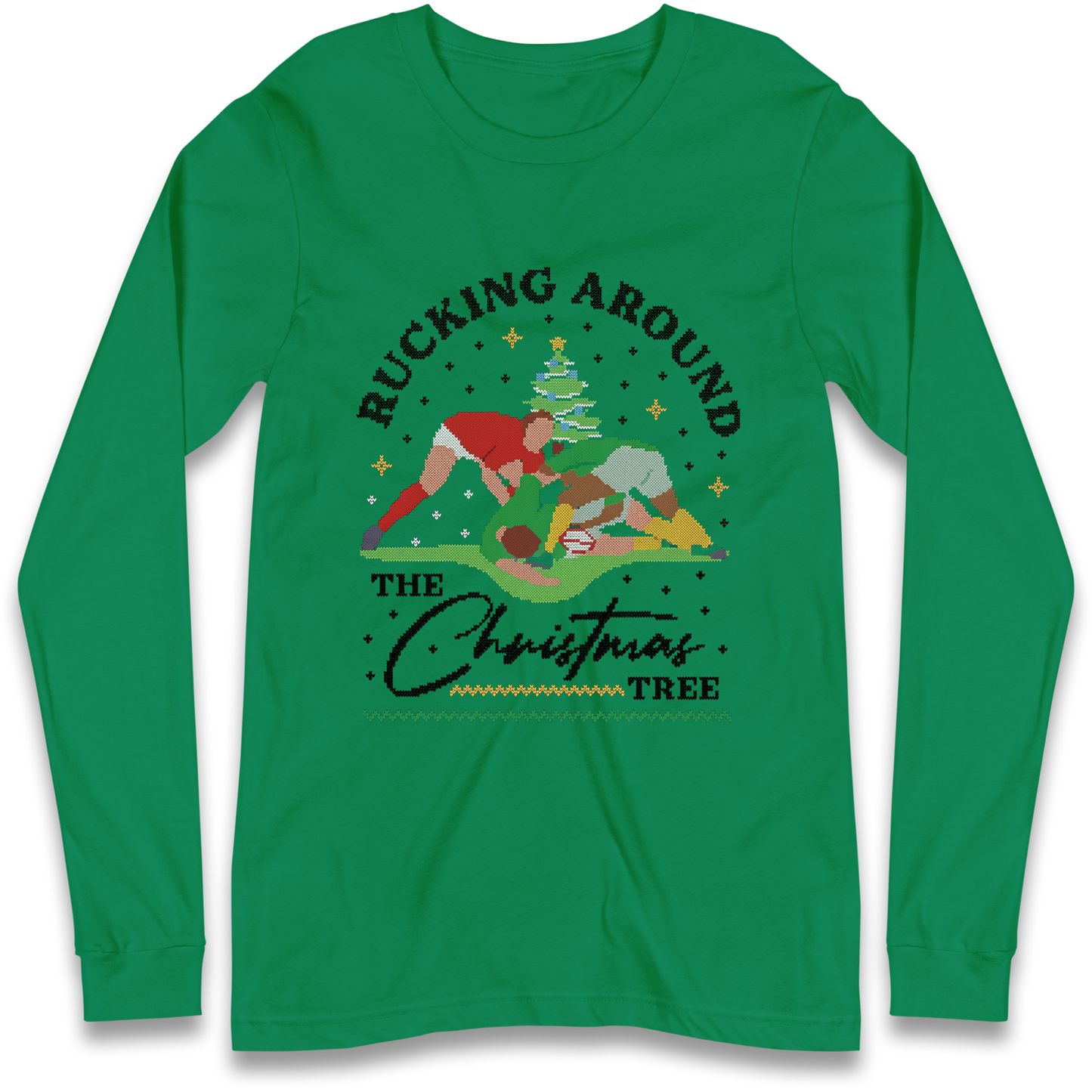 Rugby Christmas Longsleeve T Shirt