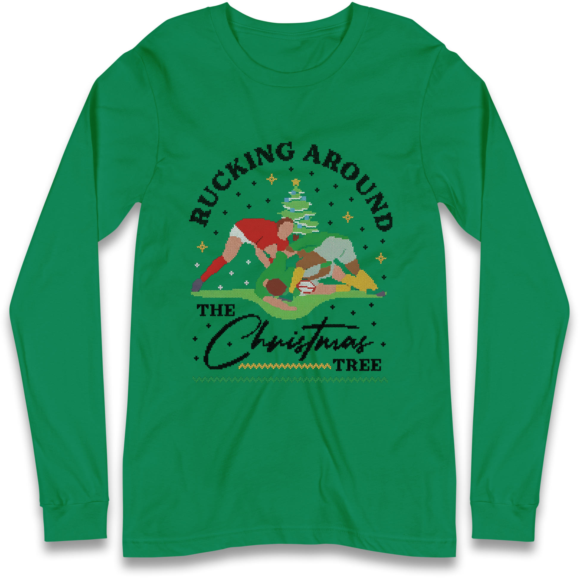 Rugby Christmas Longsleeve T Shirt