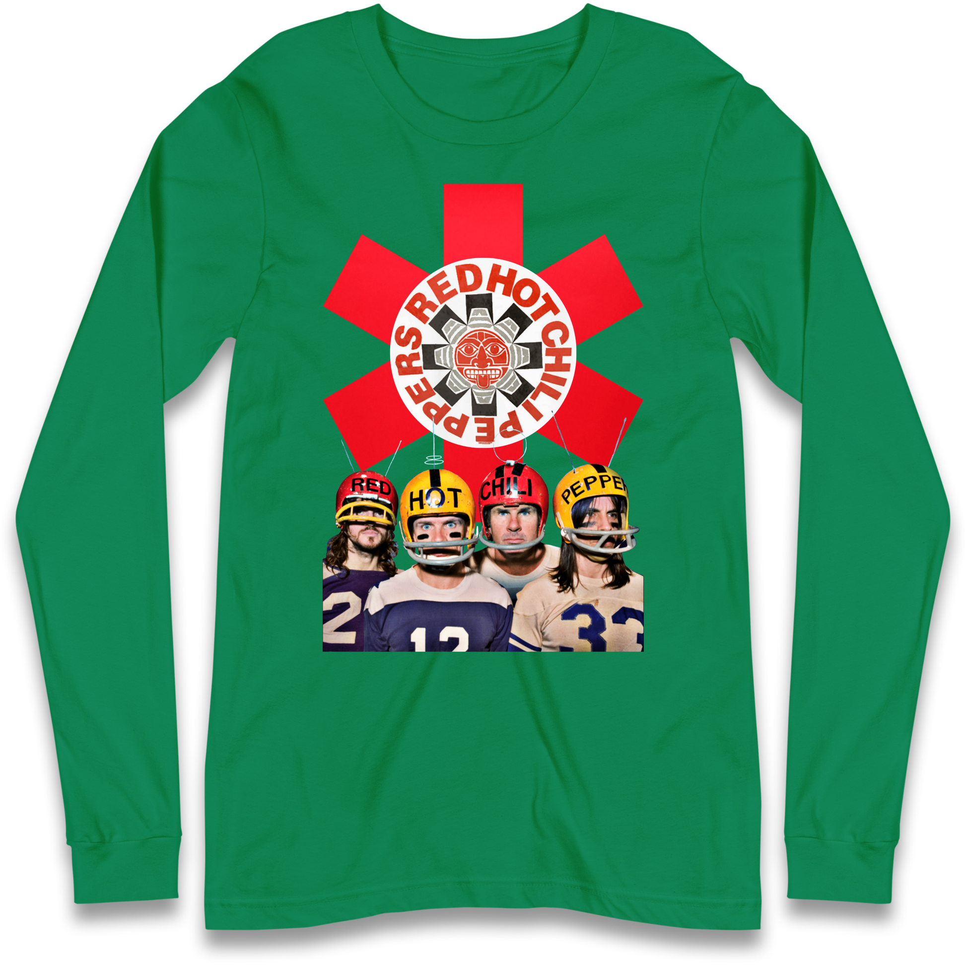 Red Hot Chilli Peppers American Football Longsleeve T Shirt
