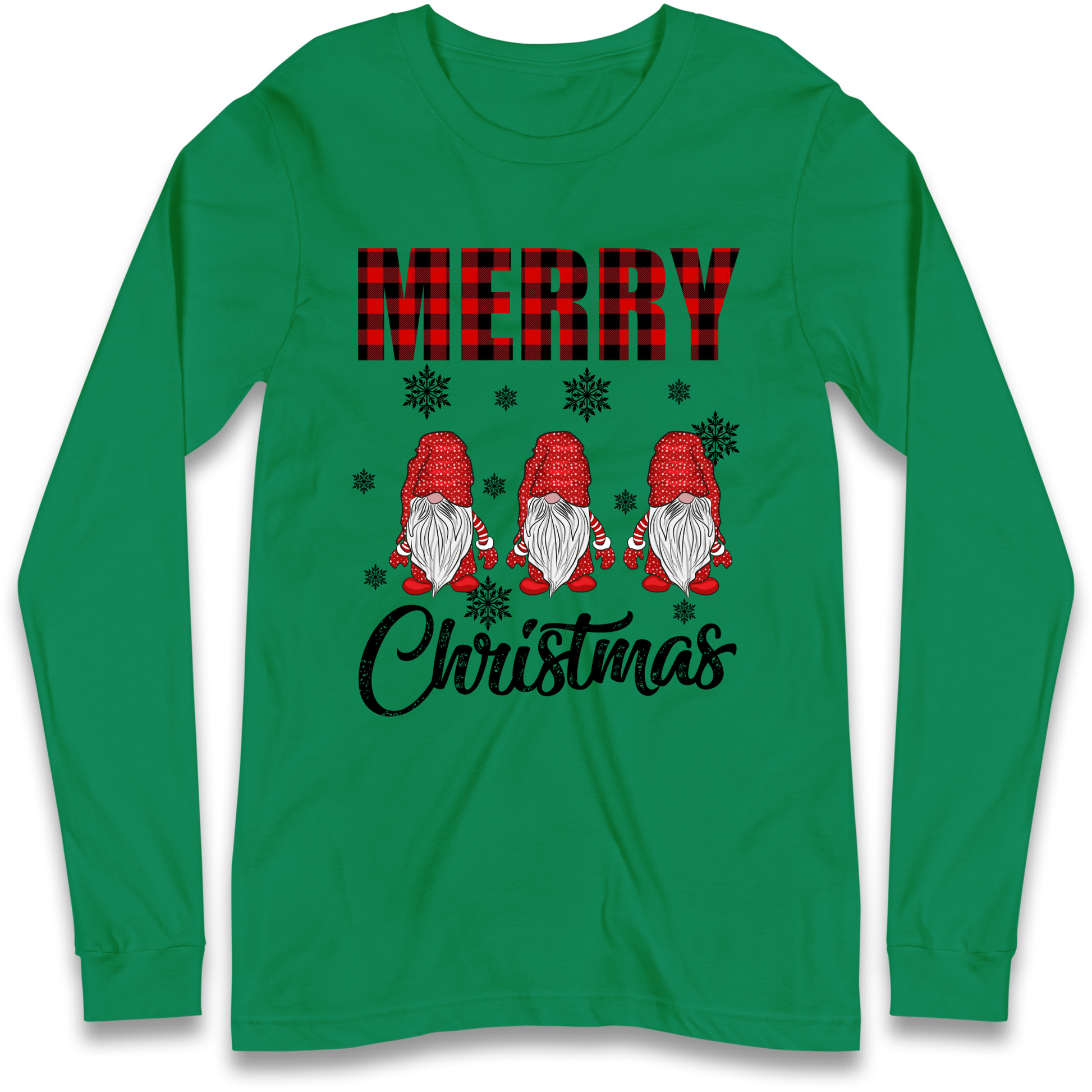 Merry Knomes Christmas Longsleeve T-Shirt