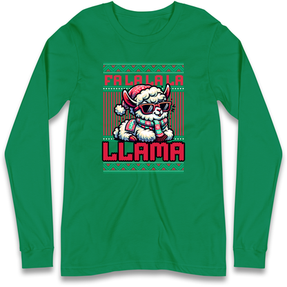 FA LA LA LA LLAMA Longsleeve T Shirt