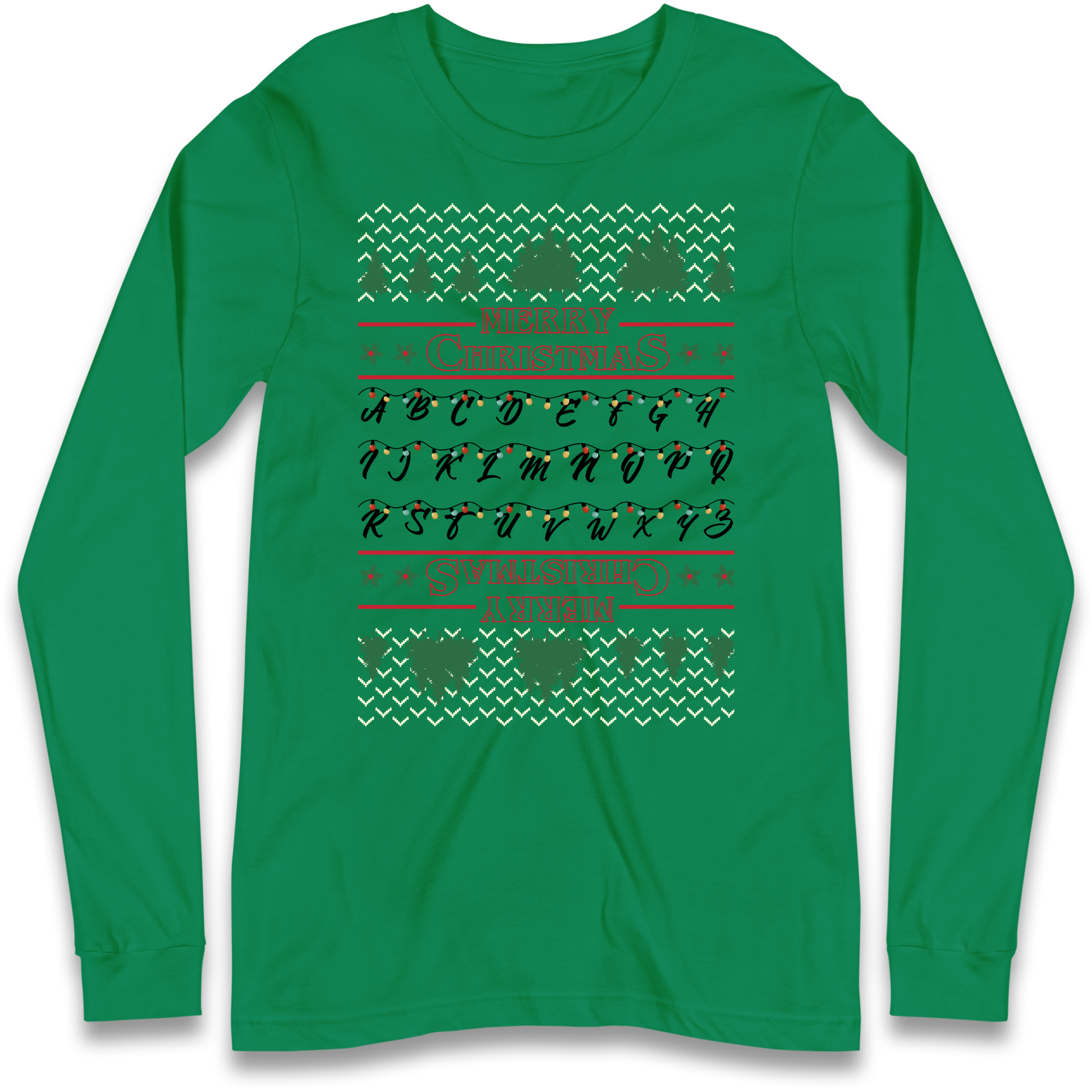 stranger things christmas jumper Longsleeve T Shirt