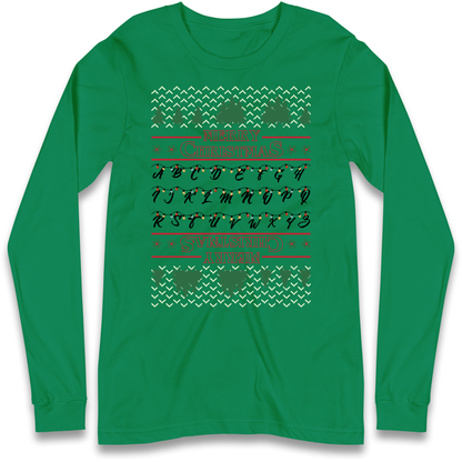 stranger things christmas jumper Longsleeve T Shirt