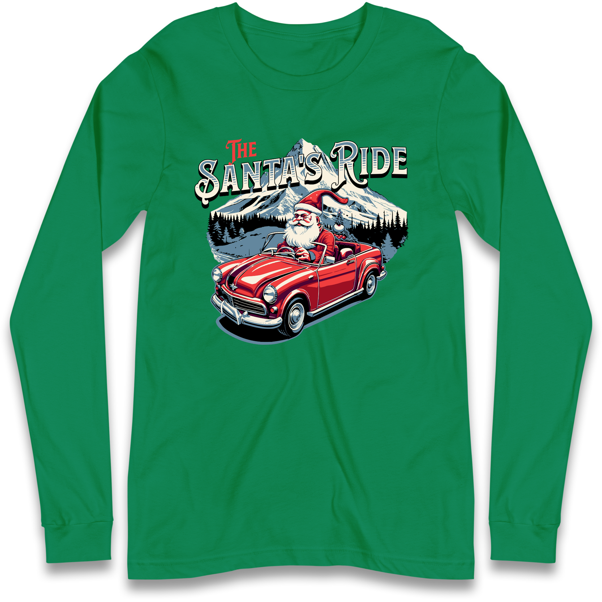 The Santas Ride Christmas Longsleeve T Shirt
