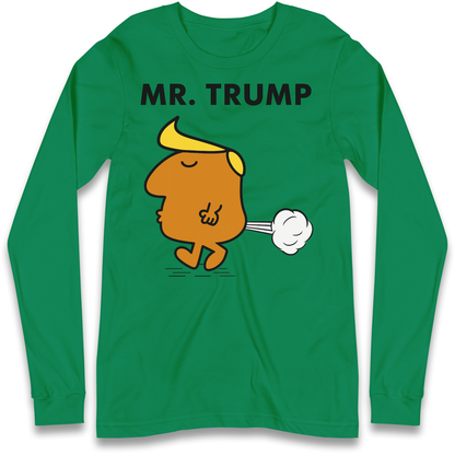 Donald Trump Parody Longsleeve T Shirt