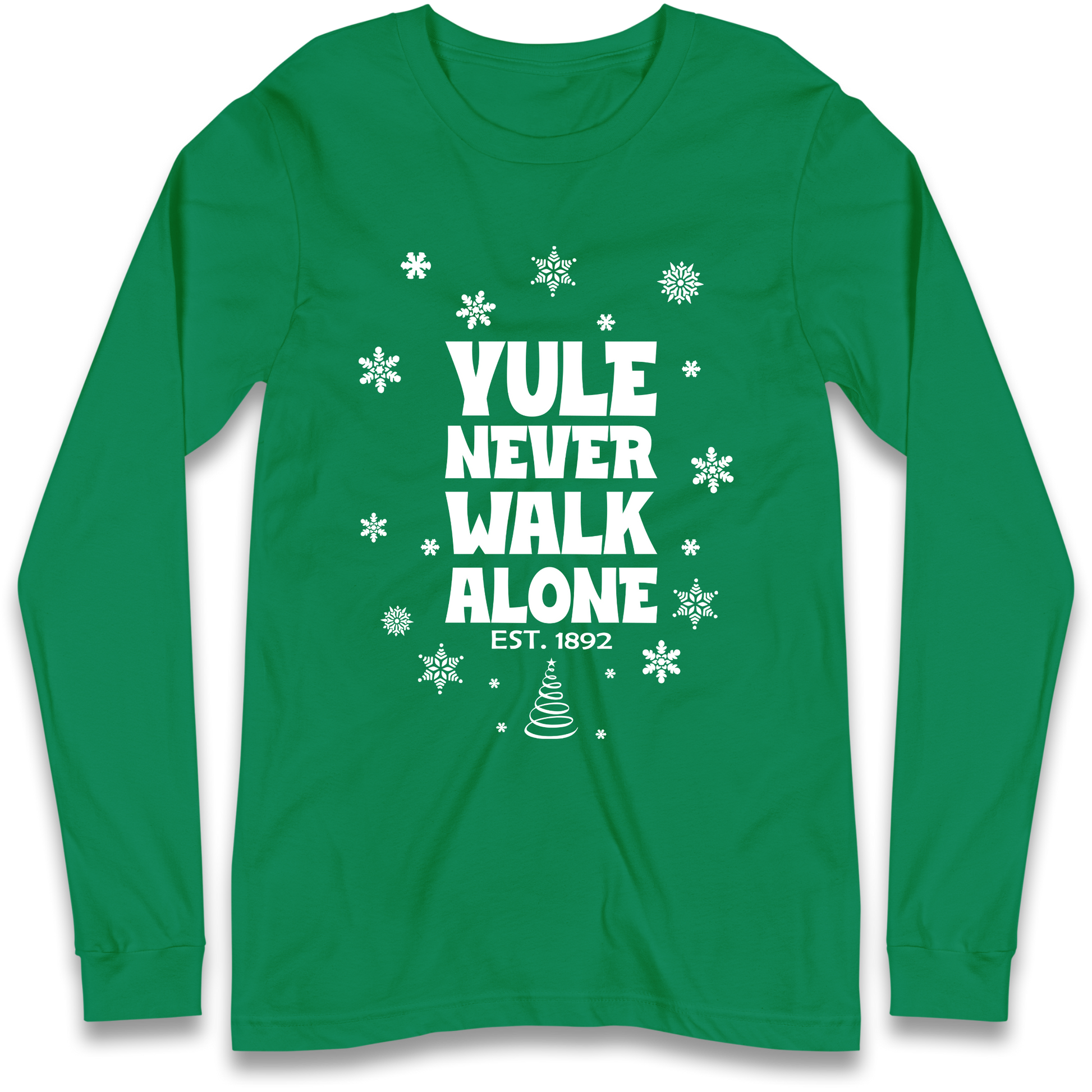 Yule Never Walk Alone Liverpool Christmas Longsleeve T Shirt