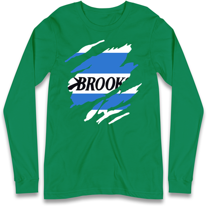 Retro QPR 1992 Torn Effect Longsleeve T Shirt