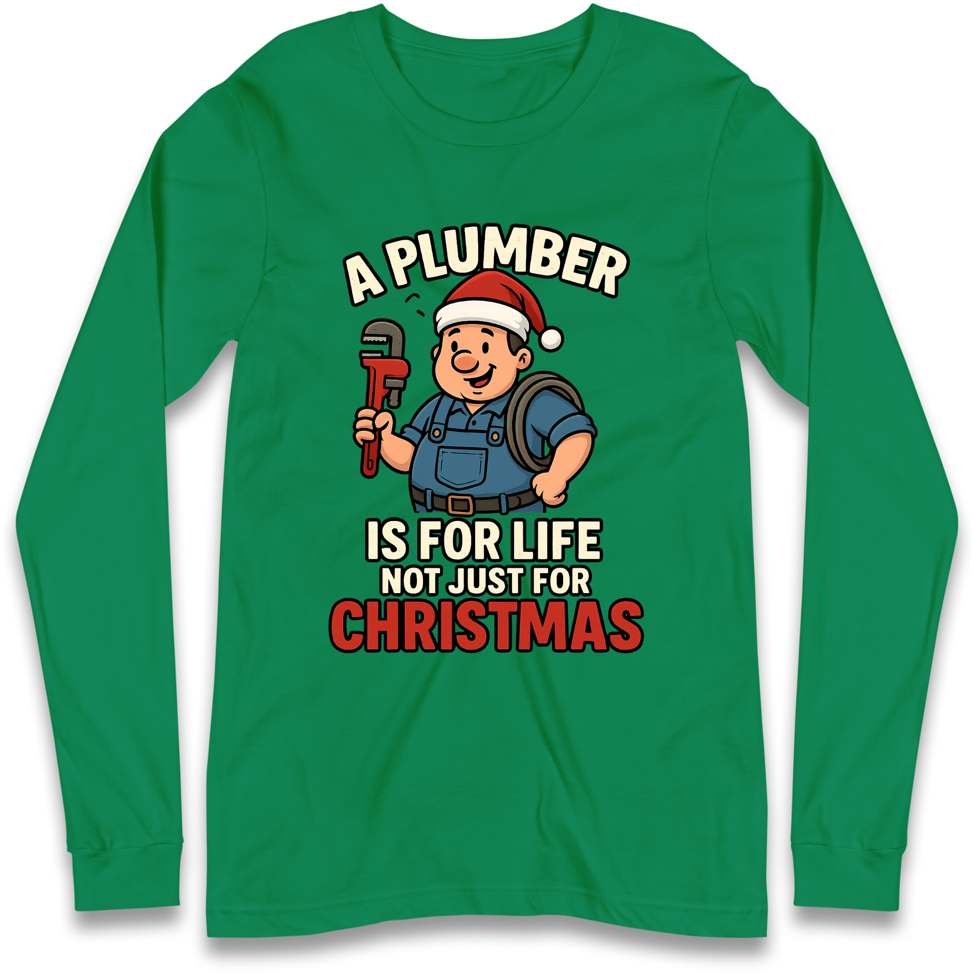 Plumber Christmas Longsleeve T Shirt
