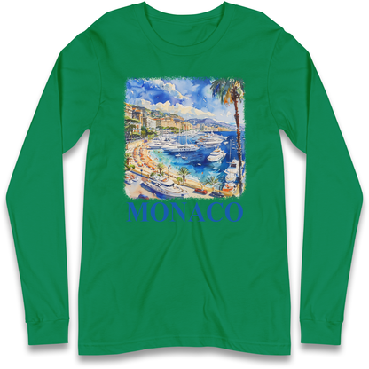 Monaco Painting Longsleeve T Shirt