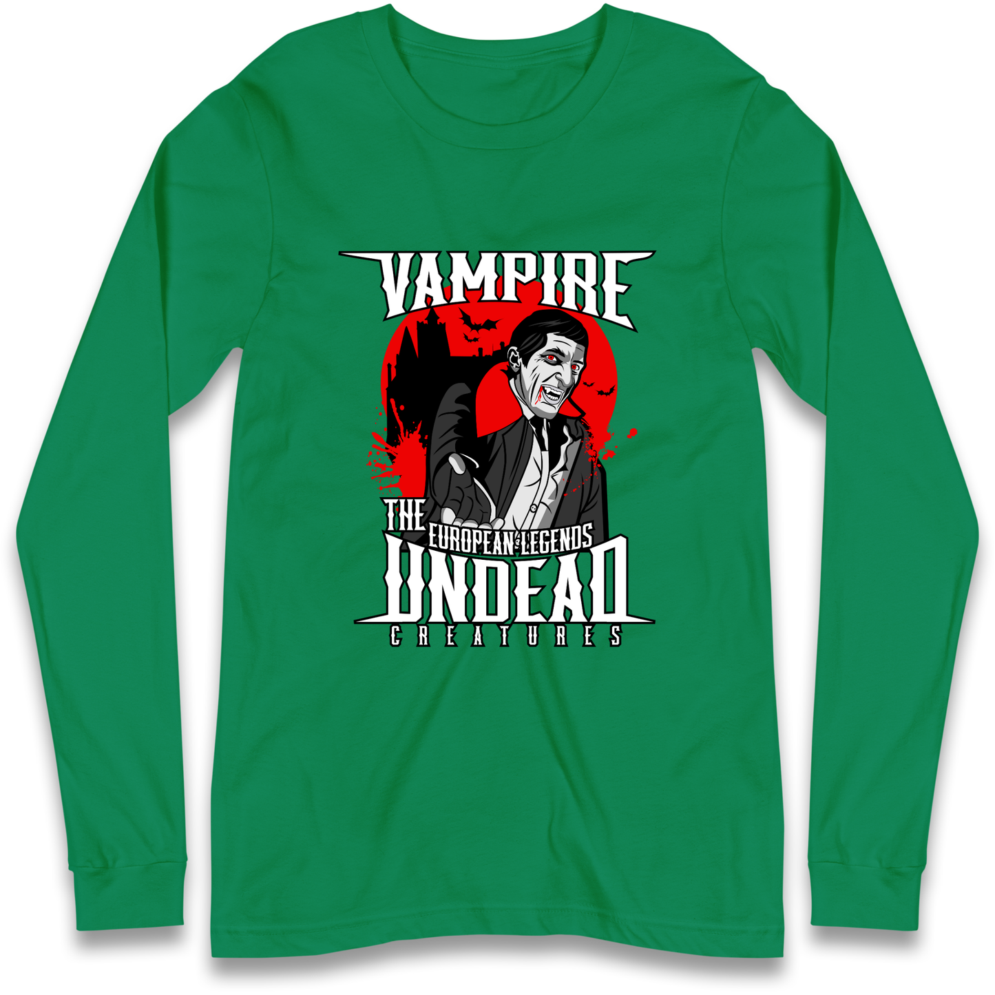 Vampire Undead Longsleeve T Shirt