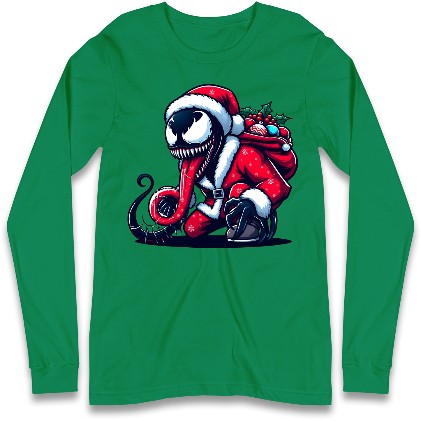 Venom Santa Longsleeve T Shirt