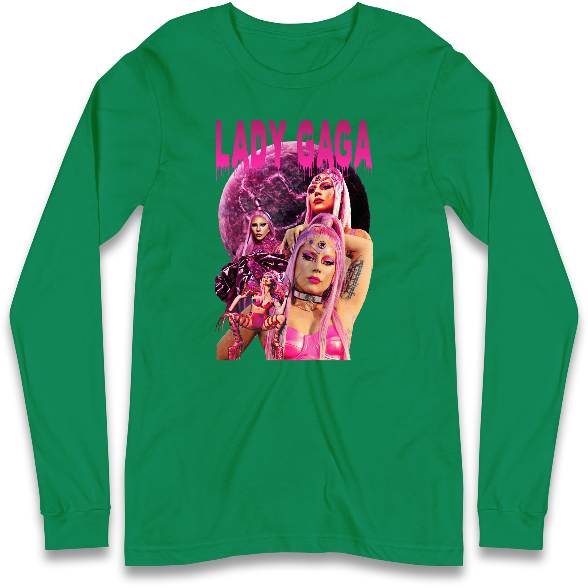 Lady GaGa Pink Longsleeve T Shirt