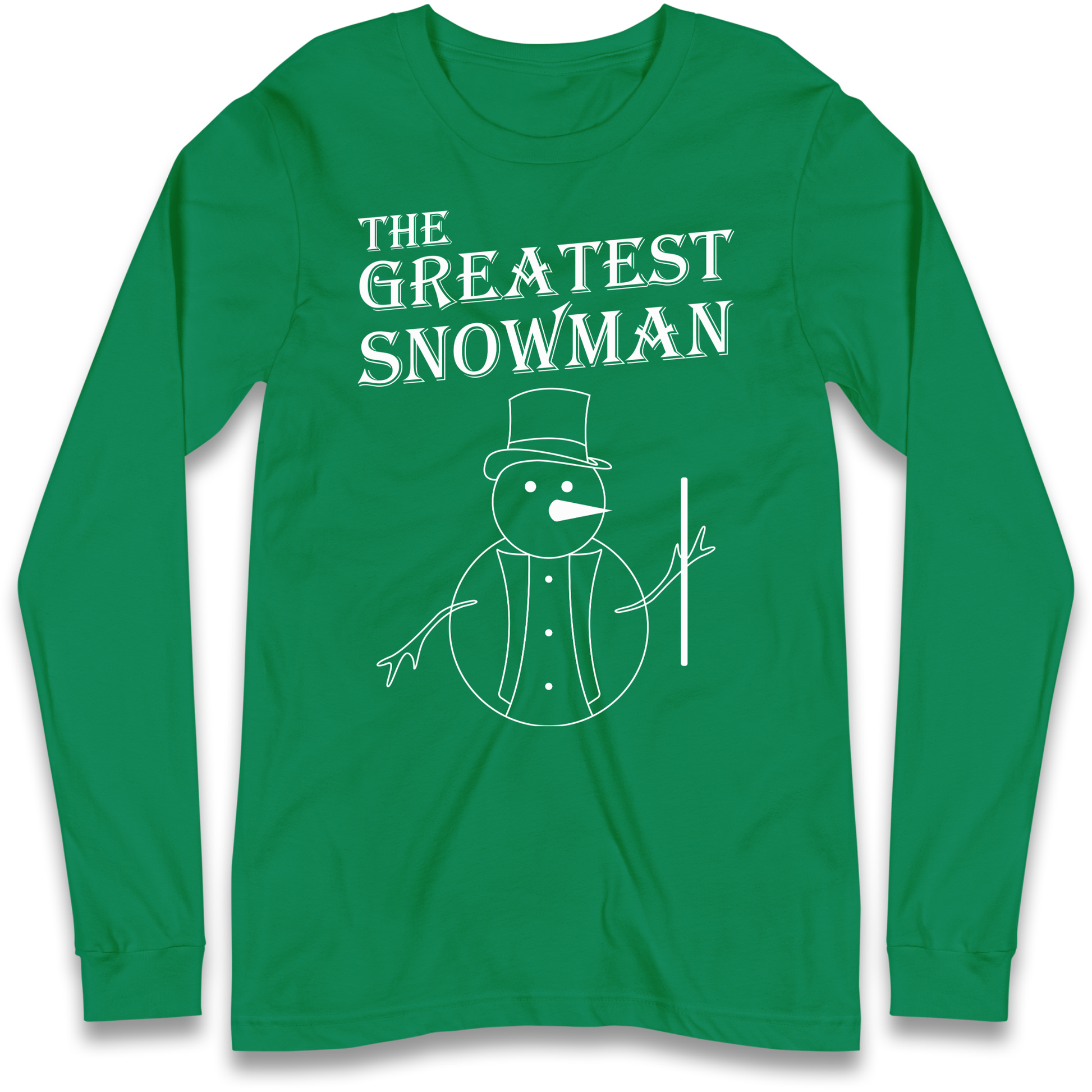 The Greatest Snowman Christmas Longsleeve T Shirt