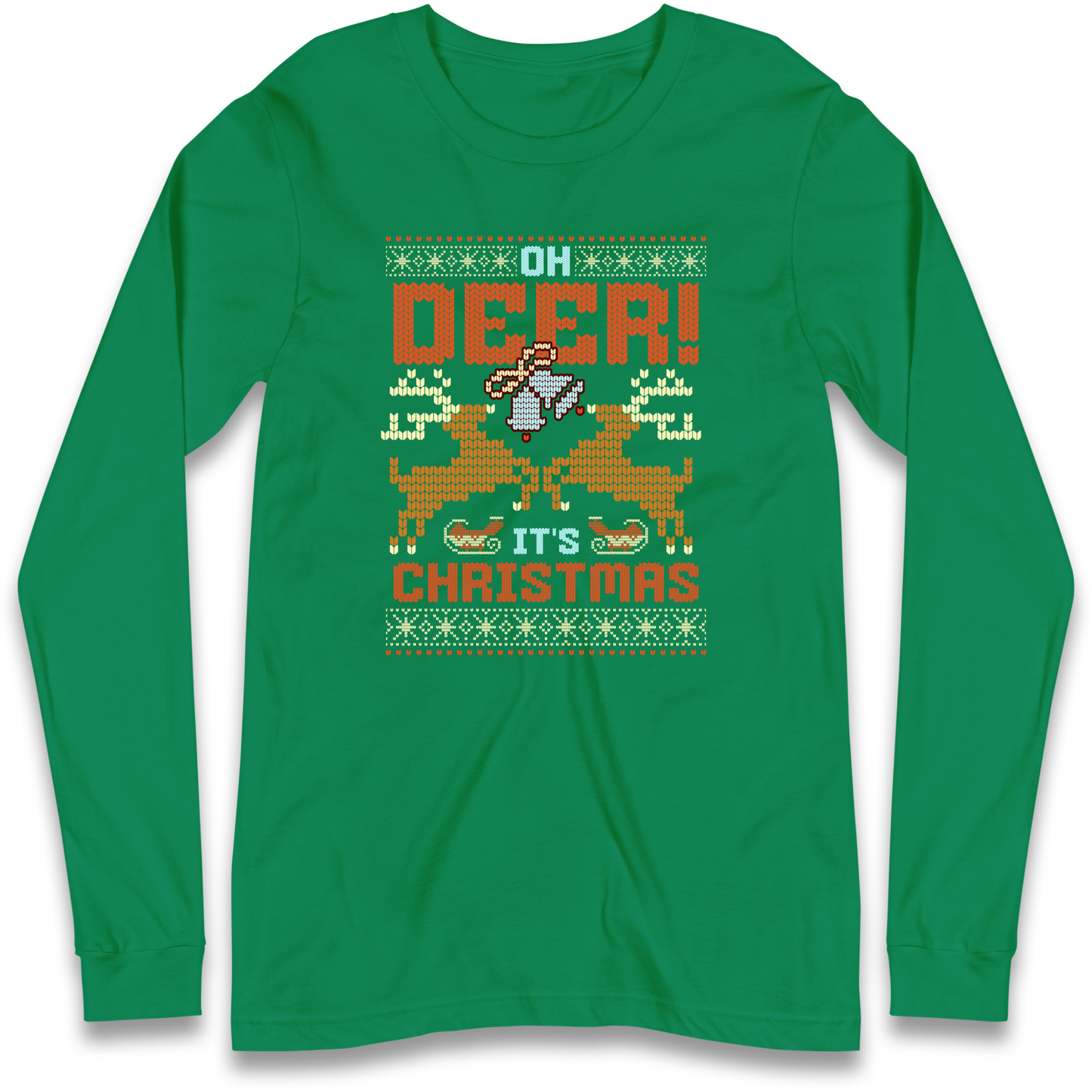 Oh Deer its Christmas Longsleeve T Shirt