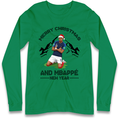 Mbappe Christmas Longsleeve T-Shirt