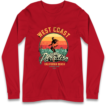 West Coast Surf Paradise Longsleeve T Shirt