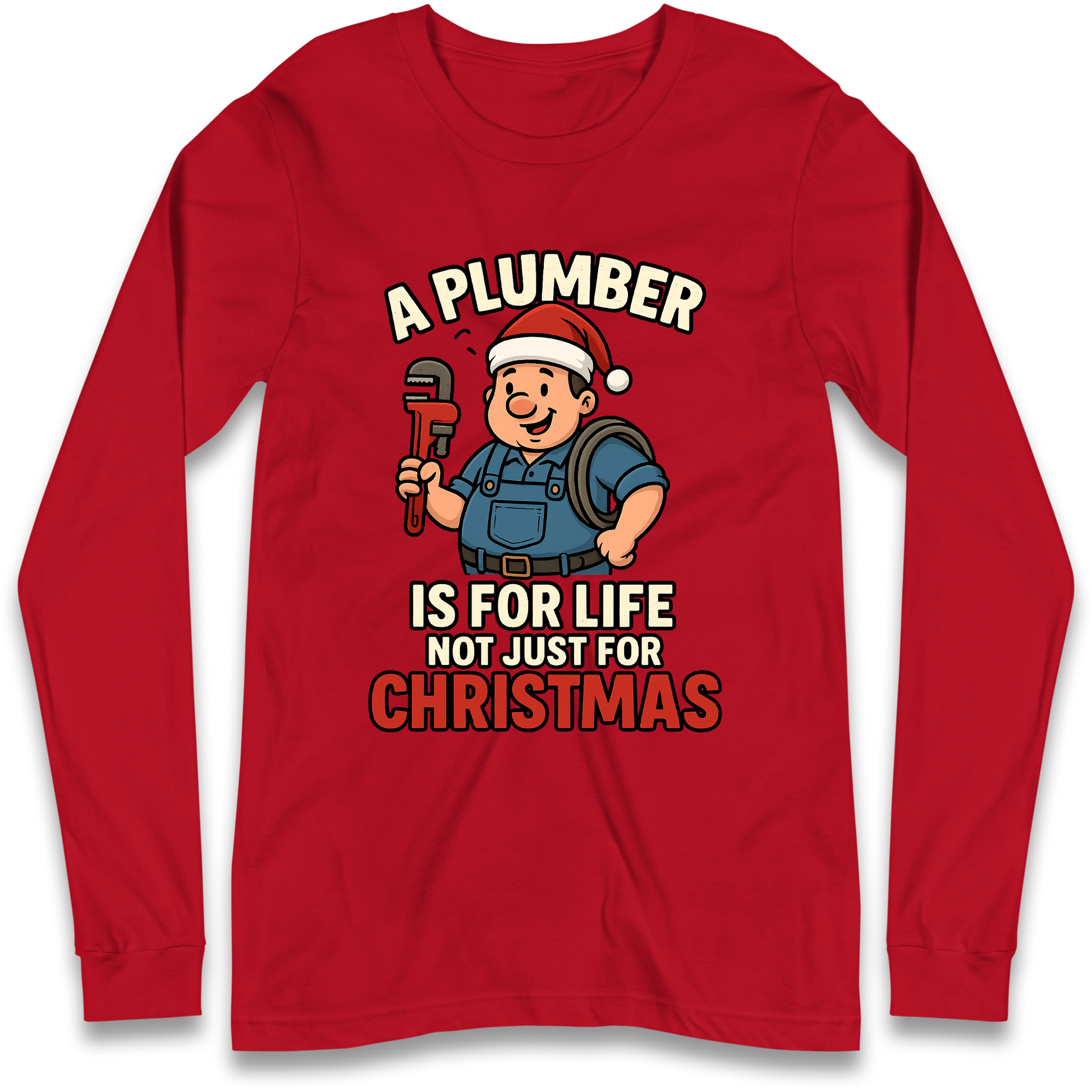 Plumber Christmas Longsleeve T Shirt