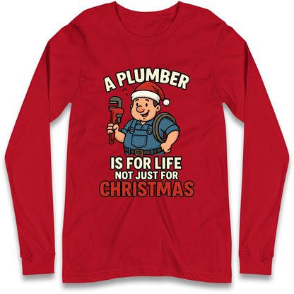 Plumber Christmas Longsleeve T Shirt