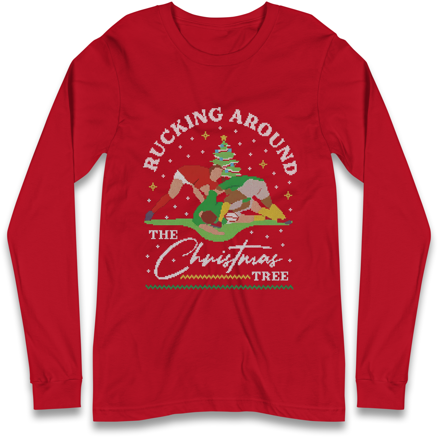 Rugby Christmas Longsleeve T Shirt