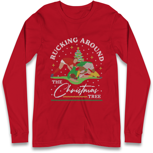 Rugby Christmas Longsleeve T Shirt