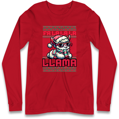 FA LA LA LA LLAMA Longsleeve T Shirt