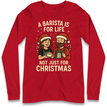 Barista Christmas Longsleeve T Shirt
