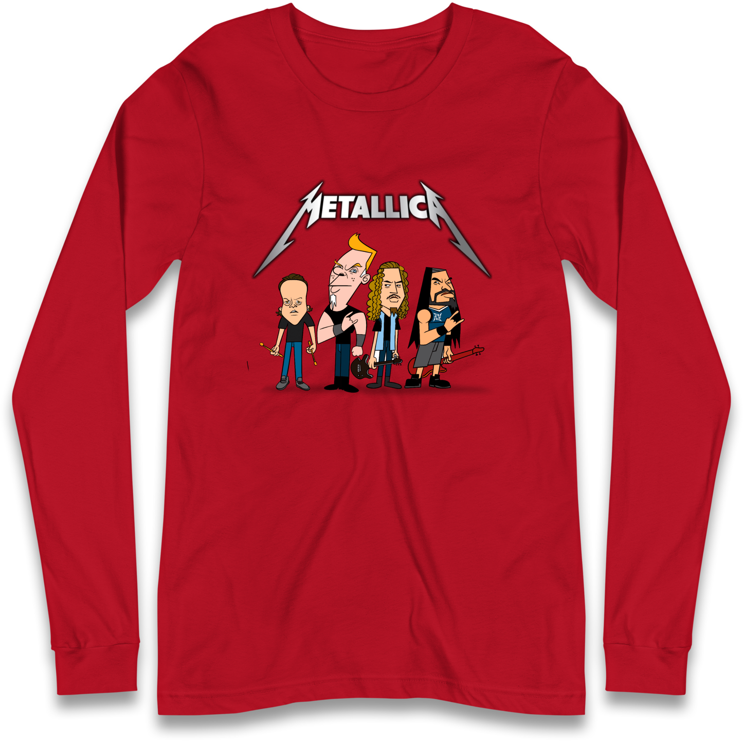 Metallica Cartoon Longsleeve T Shirt