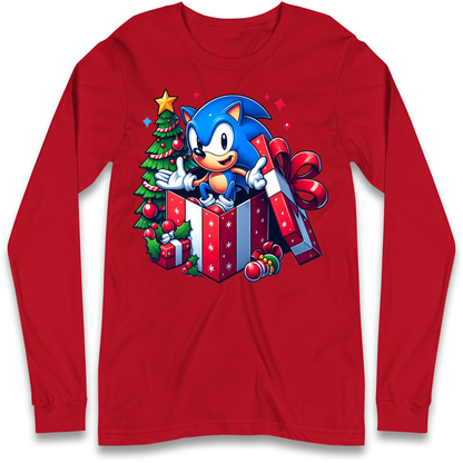 Sonic The Hedgehog Christmas Longsleeve T Shirt