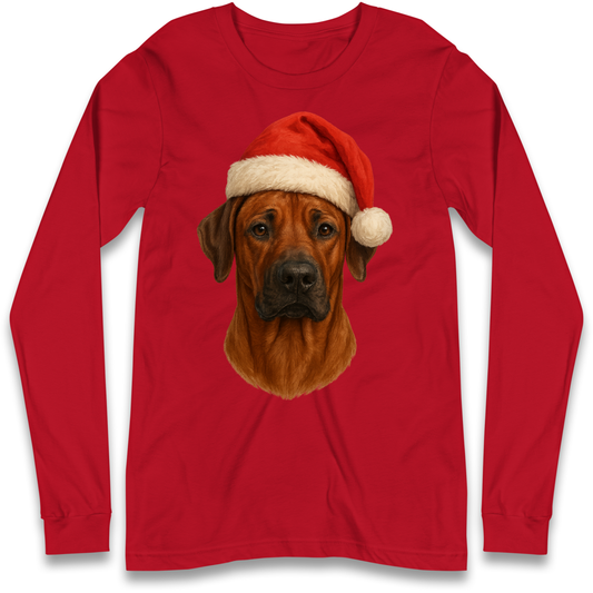 Rhodesian Ridgeback Christmas Longsleeve T-Shirt