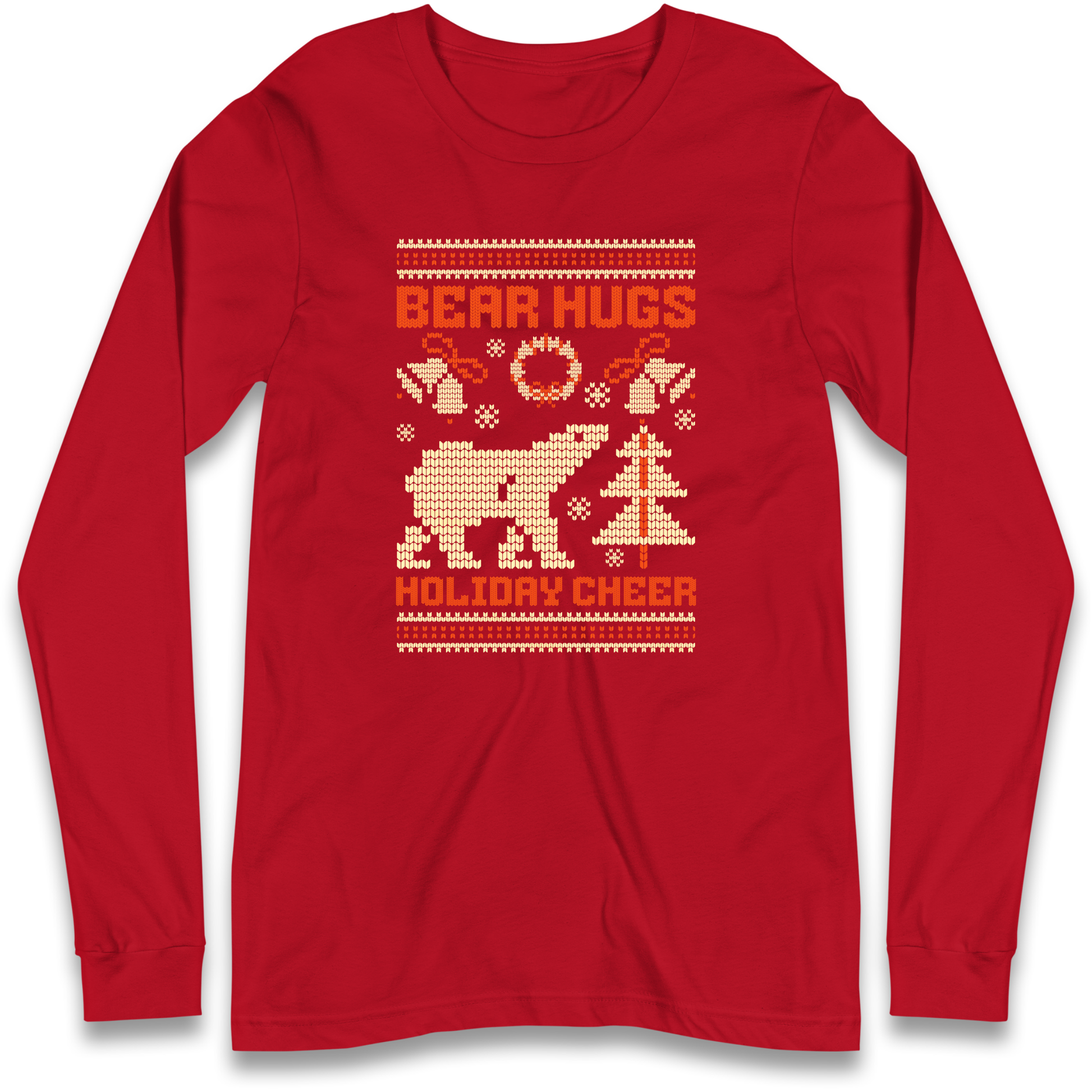 Bear Hugs Holiday Cheer Longsleeve T Shirt
