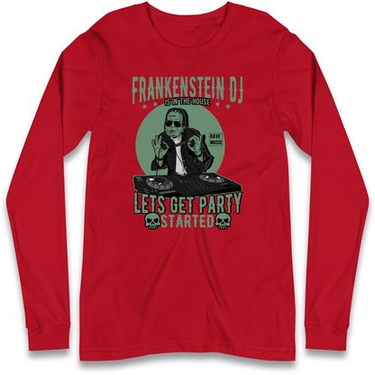 Frankenstein DJ Longsleeve T Shirt