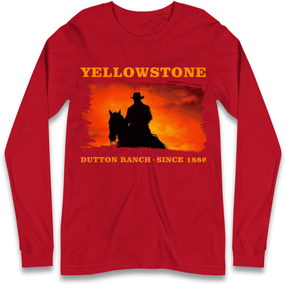 Yellowstone Dutton Ranch Since 1886 Longsleeve T Shirt