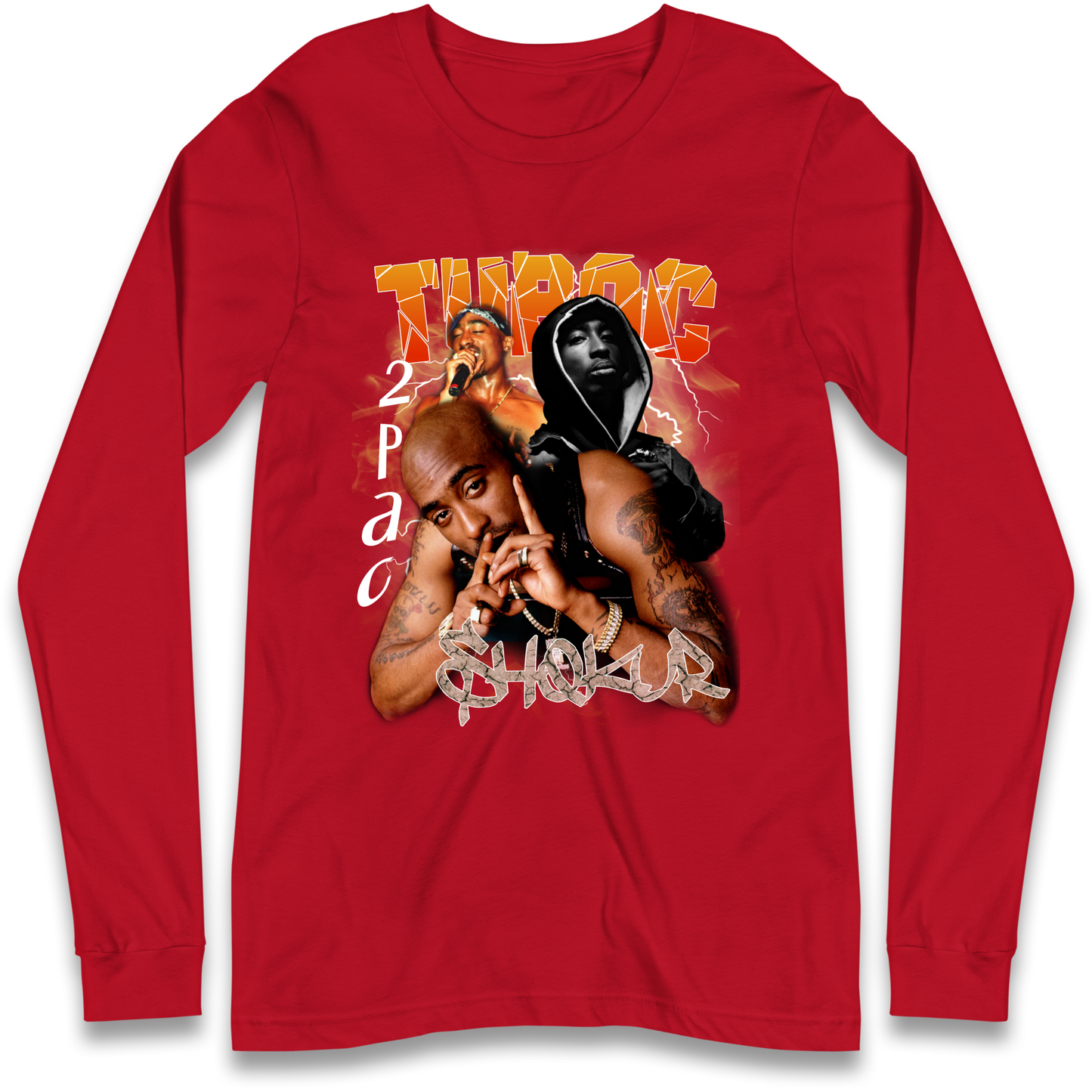 Tupac All Eyez On Me Longsleeve T Shirt