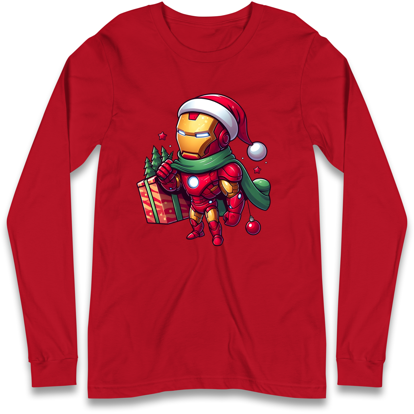 Ironman Santa Longsleeve T Shirt