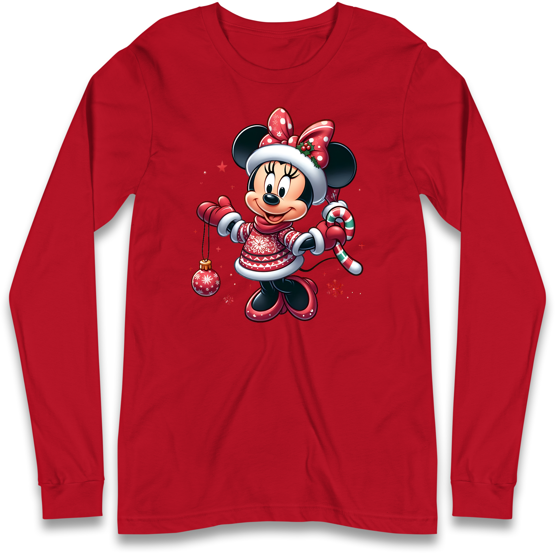 Mini Mouse Christmas Longsleeve T Shirt