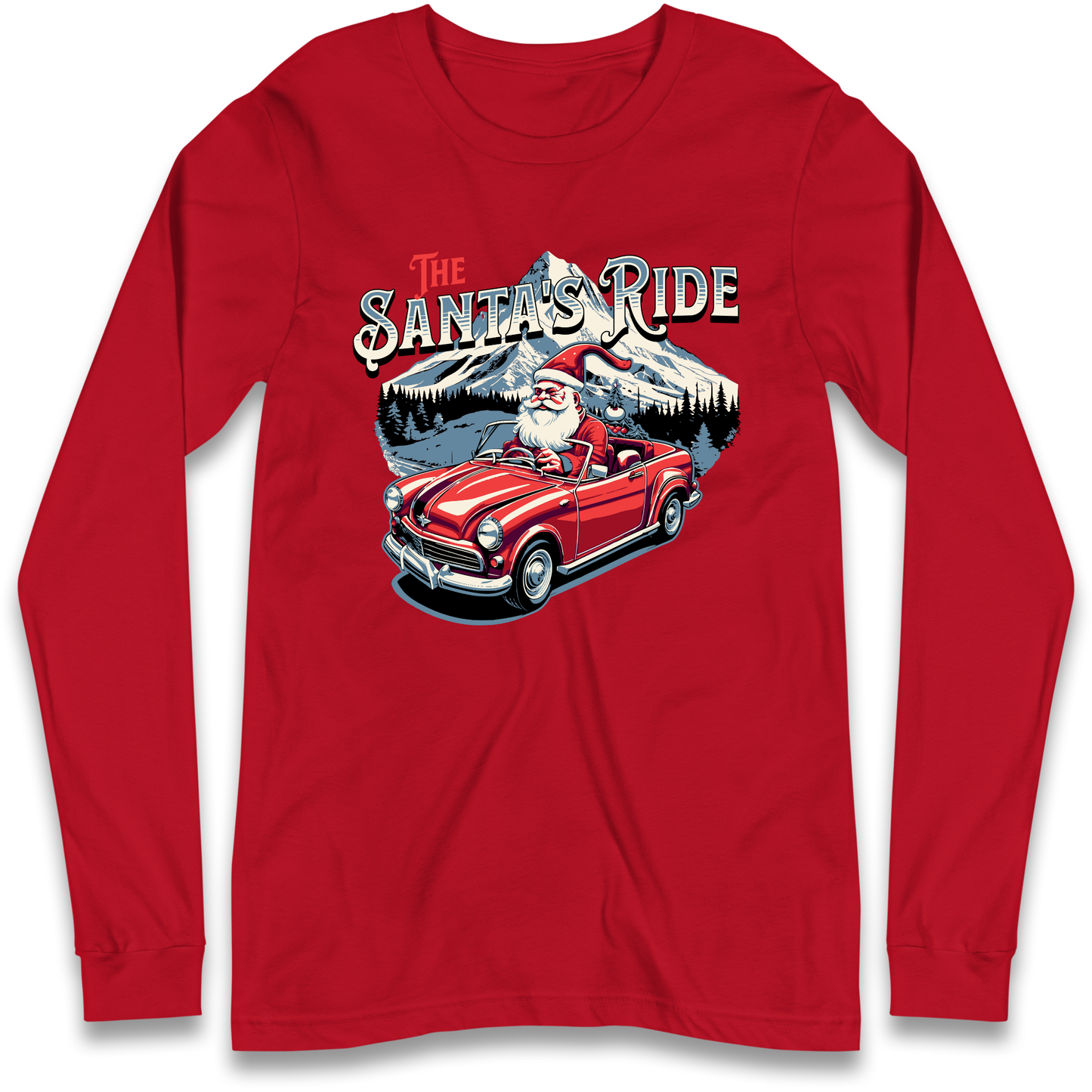 The Santas Ride Christmas Longsleeve T Shirt