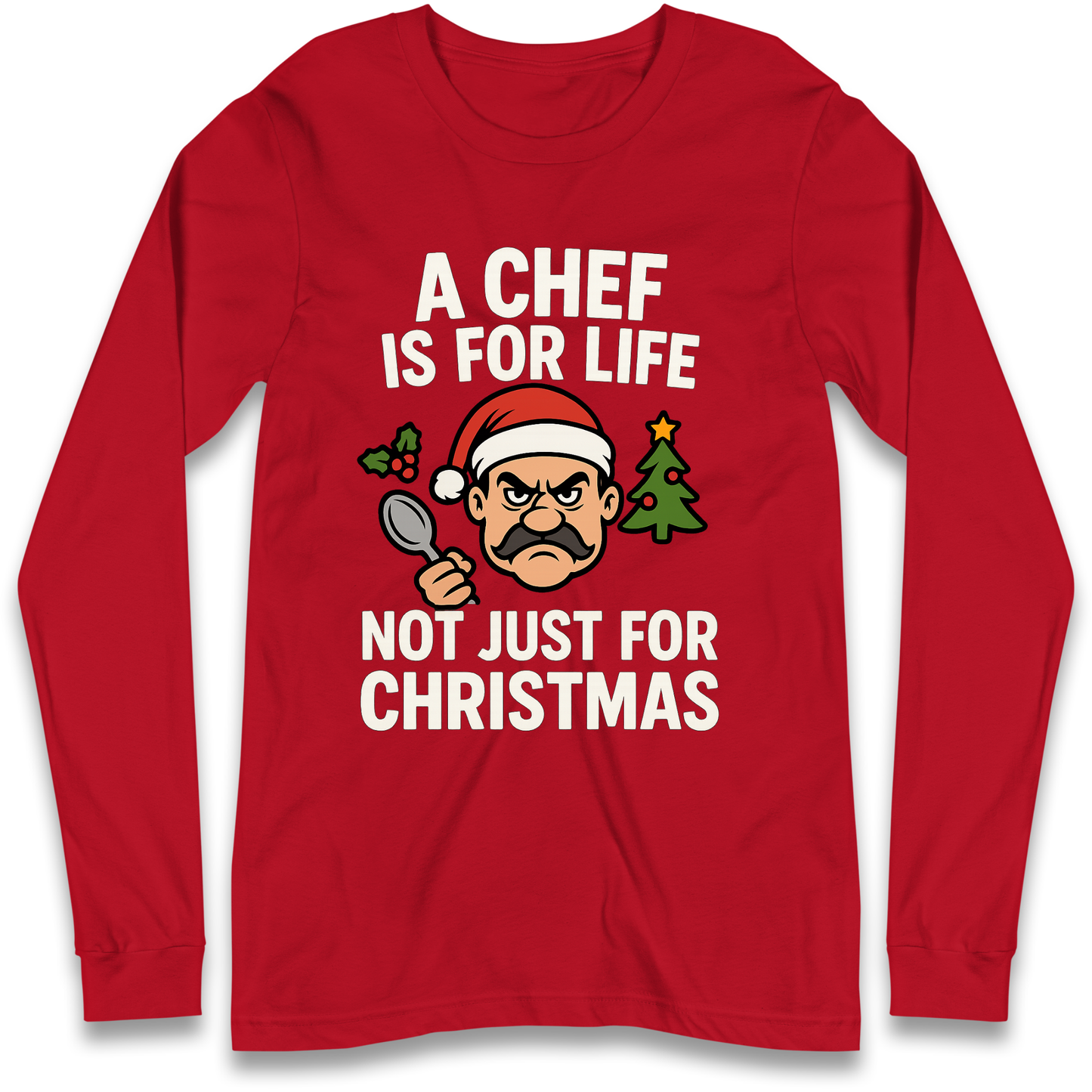 Chef Christmas Longsleeve T Shirt