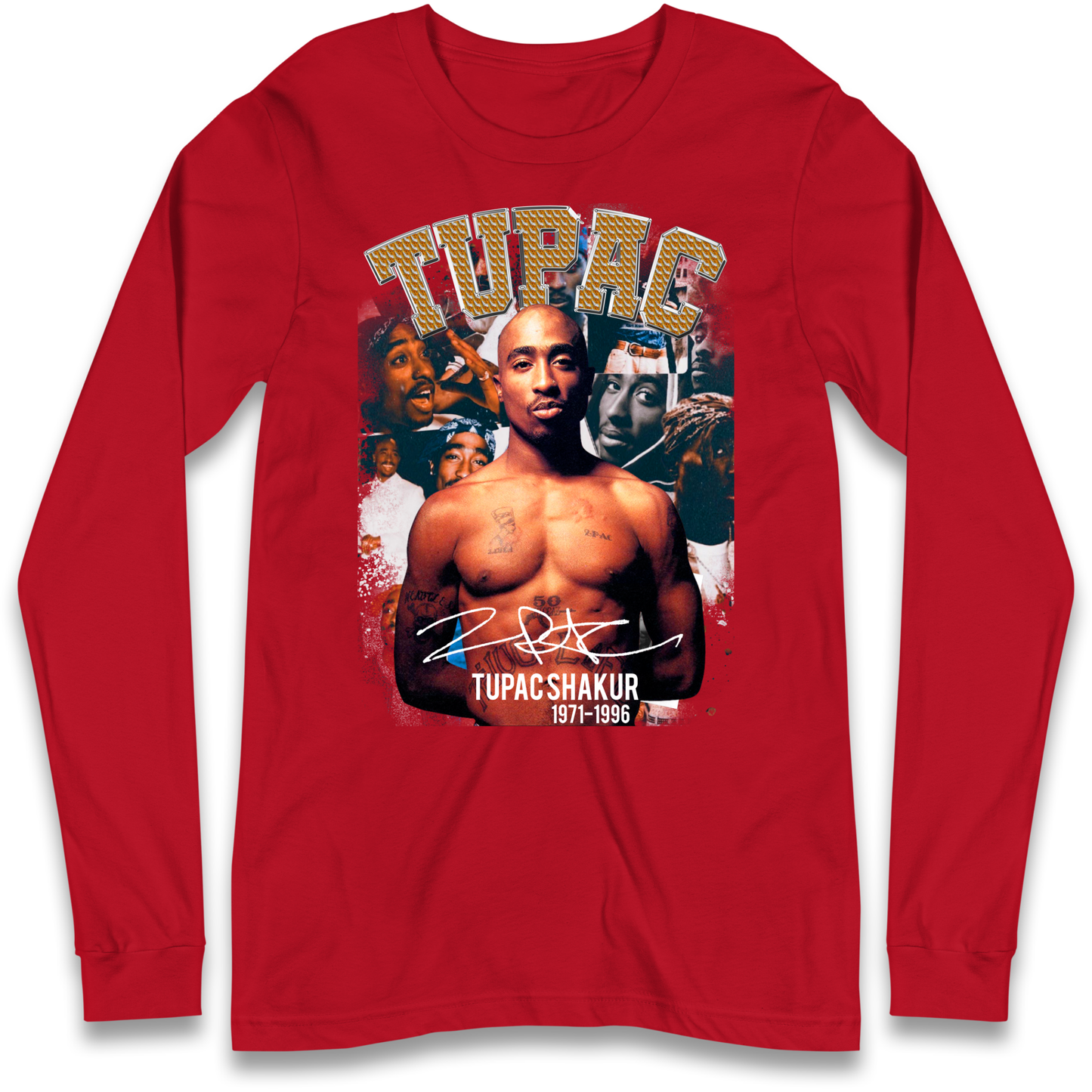 Tupac Shakur 1971 1996 Longsleeve T Shirt