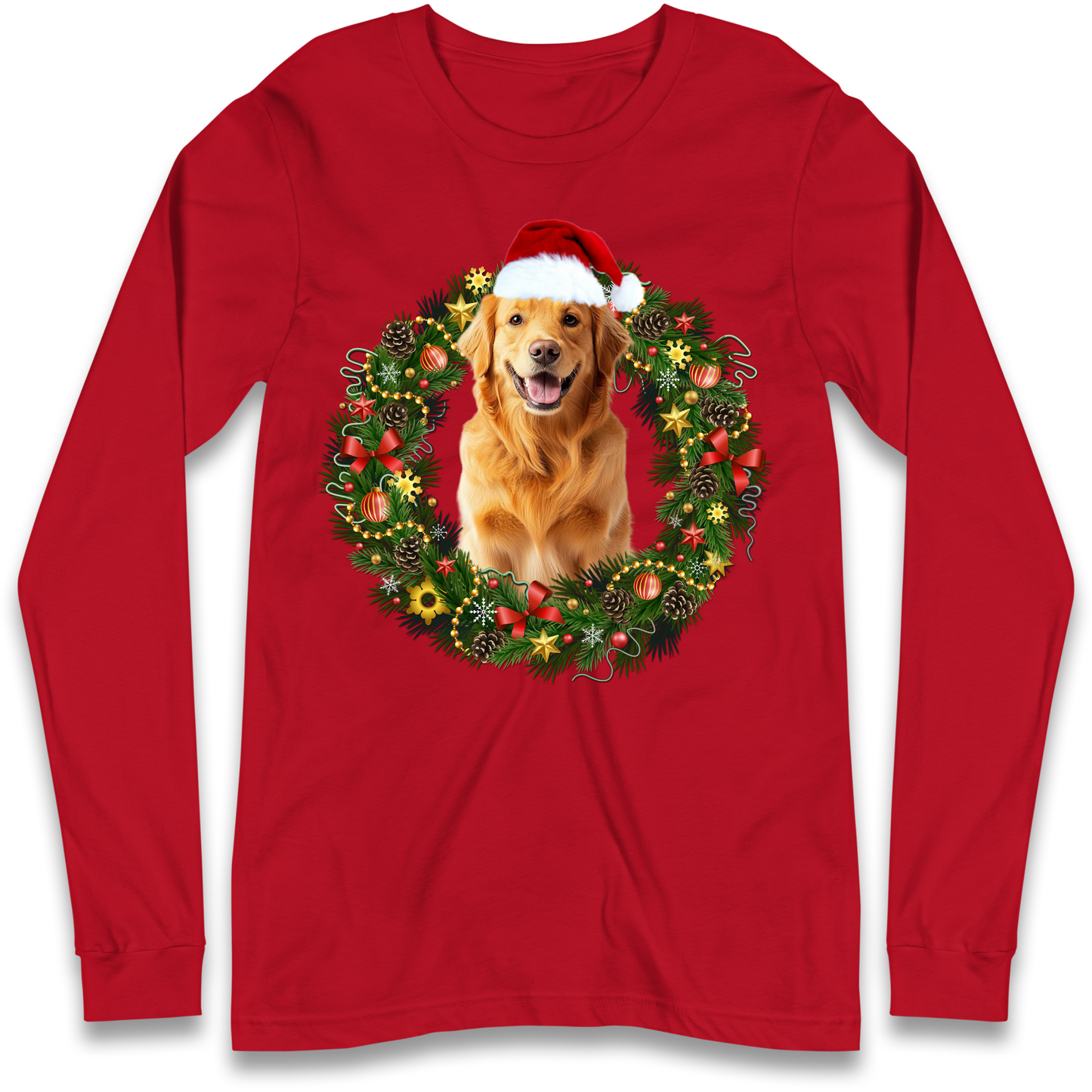 Dog Christmas Longsleeve T Shirt