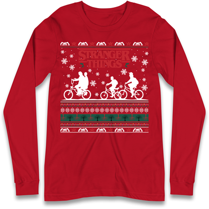Stranger Things Christmas Longsleeve T Shirt