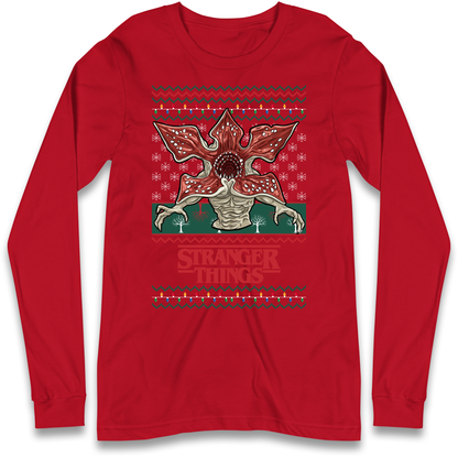 Demogorgon Christmas Longsleeve T Shirt