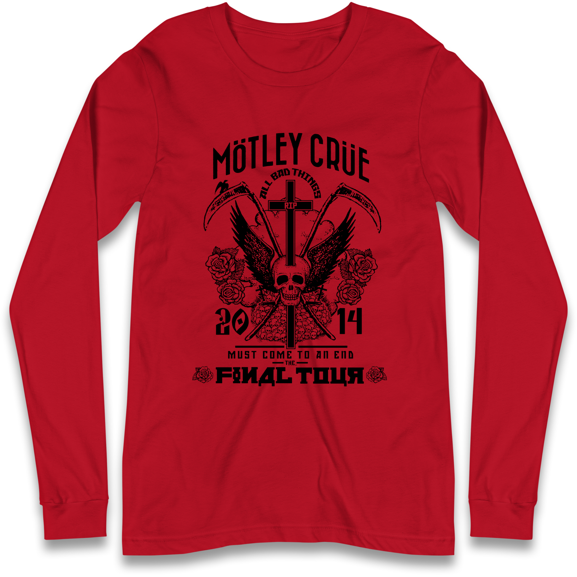 Motley Crue All Bad Things Longsleeve T Shirt