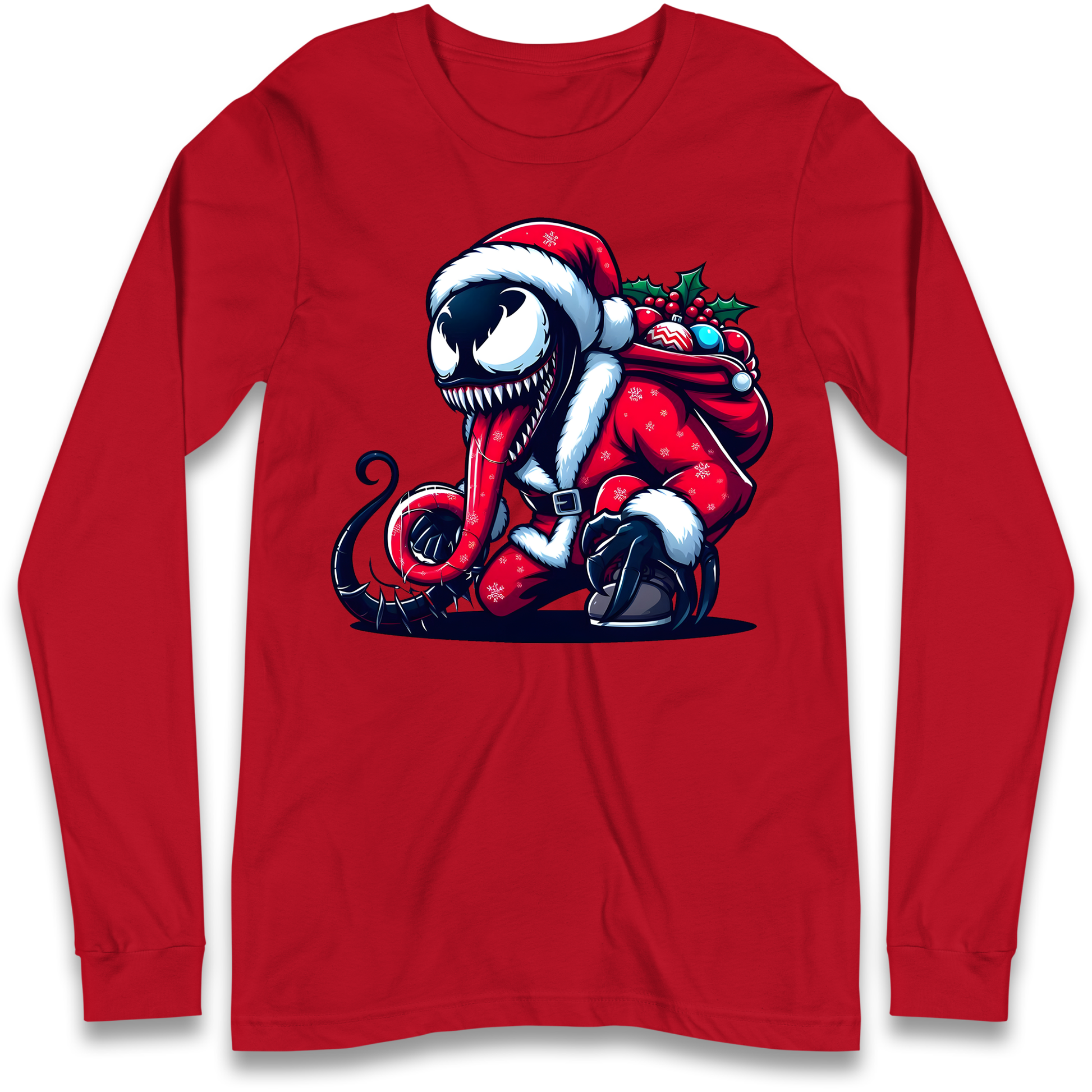 Venom Santa Longsleeve T Shirt