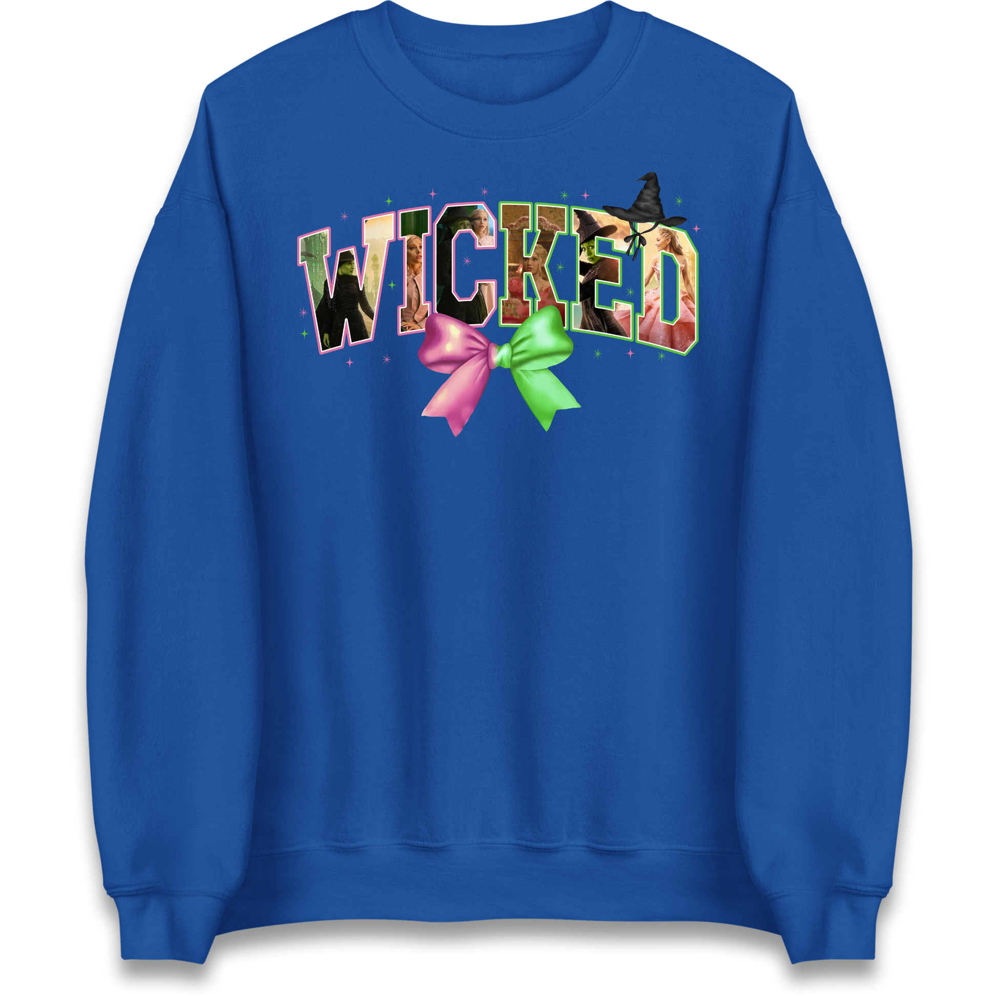 Wicked Pink & Green Bow Jumper