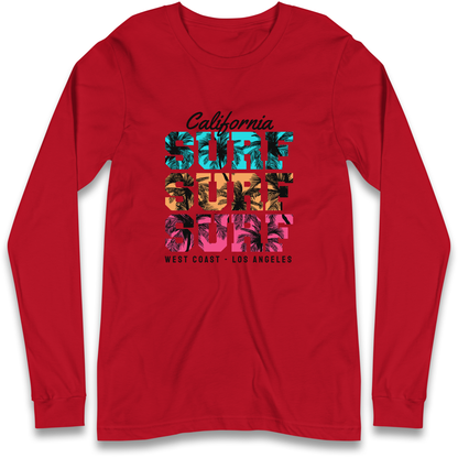 California Surf Surf Surf Longsleeve T Shirt