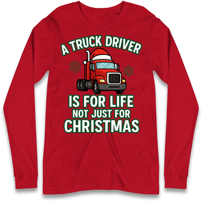 Truck Driver Christmas Longsleeve T Shirt