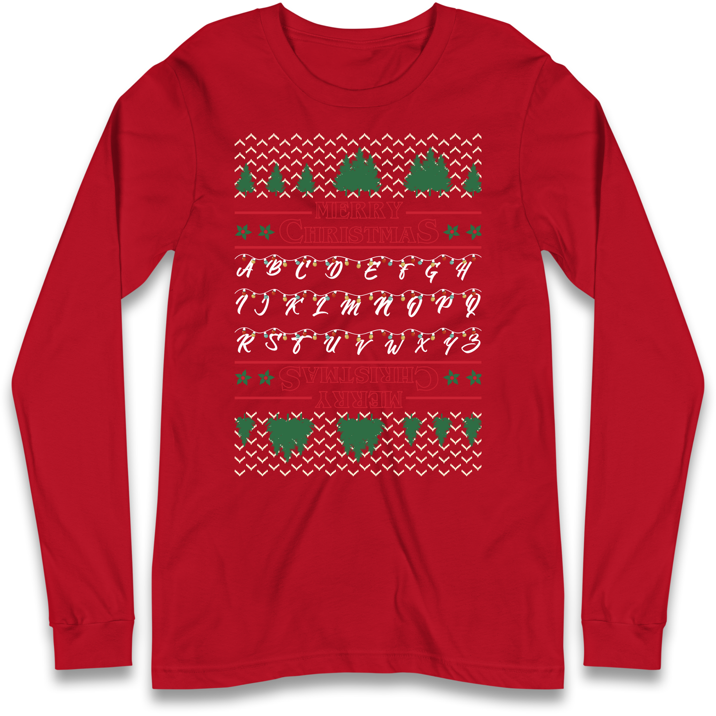 stranger things christmas jumper Longsleeve T Shirt